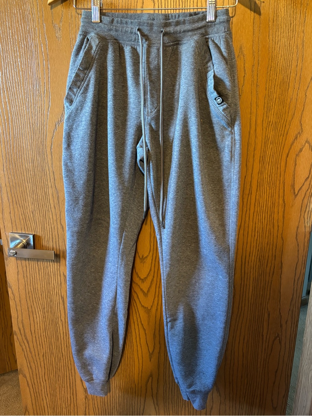Men's Gray Jogger Sweatpants - Casual Drawstring Comfort